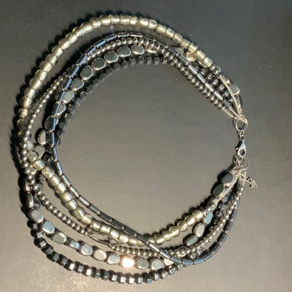 Silpada Sterling Silver, Gray Pearl Necklace